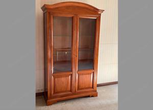 Vitrine Biedermeier Stilmöbel Kirschbaum SELVA