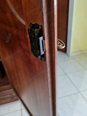 Bauernschrank Barock Schrank Landhaus Stilmöbel mit Intarsien Kasten Bild 5