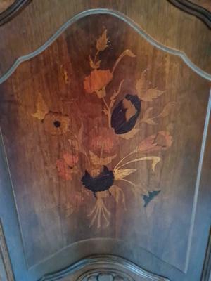 Bauernschrank Barock Schrank Landhaus Stilmöbel mit Intarsien Kasten Bild 2