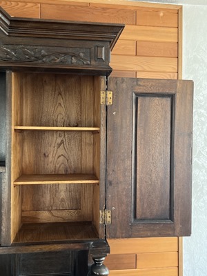 Gründerzeit Buffetschrank Danziger Barock Buffet Bücherschrank Vitrine Bild 8