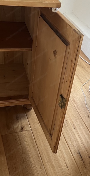 Gründerzeit Sekretär Schreibsekretär Biedermeier Kommode Weichholz Schrank Massivholz Bild 9