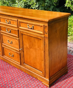 Biedermeier Stilmöbel Kommode Barock Sideboard Anrichte Kirschbaum SELVA Bild 6