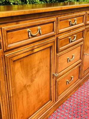 Biedermeier Stilmöbel Kommode Barock Sideboard Anrichte Kirschbaum SELVA Bild 4