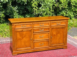 Biedermeier Stilmöbel Kommode Barock Sideboard Anrichte Kirschbaum SELVA Bild 7