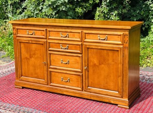 Biedermeier Stilmöbel Kommode Barock Sideboard Anrichte Kirschbaum SELVA Bild 5