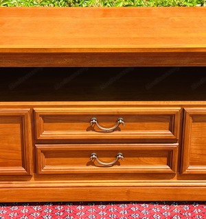 Biedermeier Sideboard TV Kommode Nussbaum Stilmöbel von SELVA Schrank Bild 2