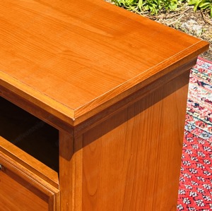 Biedermeier Sideboard TV Kommode Nussbaum Stilmöbel von SELVA Schrank Bild 6
