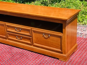 Biedermeier Sideboard TV Kommode Nussbaum Stilmöbel von SELVA Schrank Bild 7