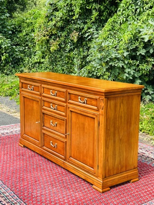  Biedermeier Kommode Stilmöbel Barock Sideboard Anrichte Kirschbaum SELVA Bild 2