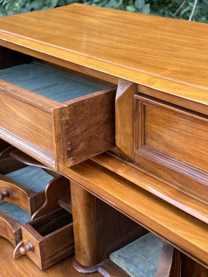 Gründerzeit Sekretär Schreibtisch Biedermeier Empire Massivholz Bild 10