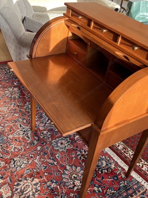 SELVA Sekretär Landhaus Kommode Schreibtisch Biedermeier Kirschbaum Schrank Massivholz   Bild 7