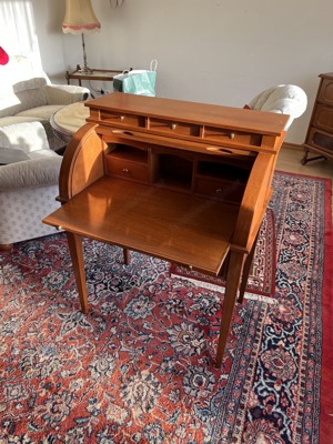 SELVA Sekretär Landhaus Kommode Schreibtisch Biedermeier Kirschbaum Schrank Massivholz   Bild 6