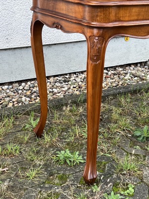 Barock Sekretär Schreibtisch Nussbaum massiv Biedermeier Stilmöbel  Bild 4