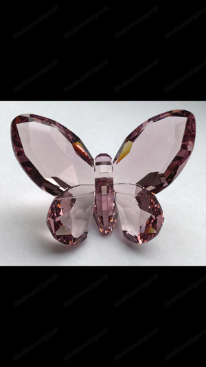 Neuer Swarovski Schmetterling rosa Bild 1