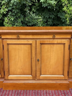  Biedermeier Stilmöbel Kommode Barock Sideboard Anrichte Kirschbaum TV Schrank  Bild 3