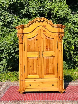 Barock Schrank Biedermeier Bauernschrank Bauernmöbel Dielenschrank Kasten
