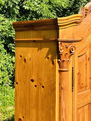 Barock Schrank Biedermeier Bauernschrank Bauernmöbel Dielenschrank Kasten Bild 6