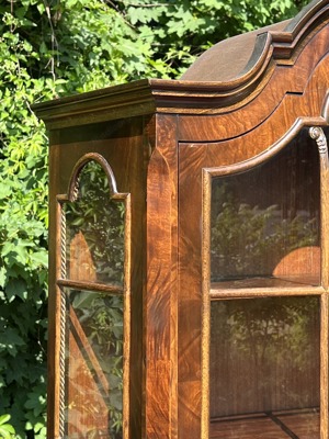 Biedermeier Vitrine Jugendstil Bücherschrank Gründerzeit Mahagoni Barock Schrank Herrenzimmer  Bild 2