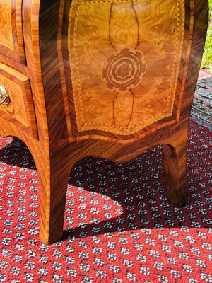 Barock Kommode Biedermeier Louis XV Empire Sideboard Anrichte Kirschbaum TV Schrank Stilmöbel Bild 4