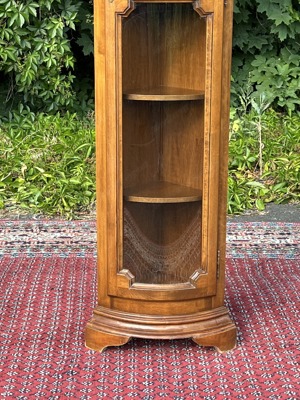 Biedermeier Vitrine Rokoko Eckvitrine Eckschrank Barock Gründerzeit Empire Schrank Glasvitrine Samml Bild 8