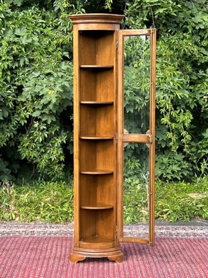 Biedermeier Vitrine Rokoko Eckvitrine Eckschrank Barock Gründerzeit Empire Schrank Glasvitrine Samml Bild 10