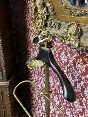  Edle Garderobe Kleiderständer Garderobenständer Messing- Barock Hotel - Vintage - Antik Bild 6