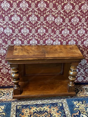 Gründerzeit Garderobe Spiegel Nussbaum Diele Flur ANTIK Barock Vintage Massivholz  Bild 10