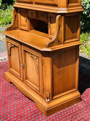 Biedermeier Vitrine Sekretär Barock Stilmöbel Buffet Anrichte  Bild 3