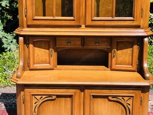Biedermeier Vitrine Sekretär Barock Stilmöbel Buffet Anrichte  Bild 6