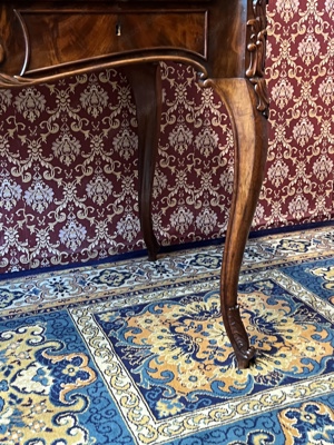 Biedermeier Sekretär Louis Philippe Aufsatzsekretär Schreibtisch Barock Mahagoni  Bild 4
