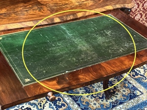 Biedermeier Sekretär Louis Philippe Aufsatzsekretär Schreibtisch Barock Mahagoni  Bild 5