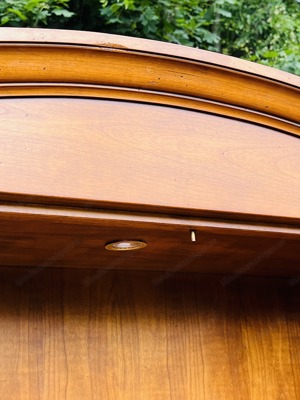  Biedermeier Vitrine Buffet Schrank Barock Kirschbaum Landhaus Stilmöbel Schrank Bauernmöbel Bild 8