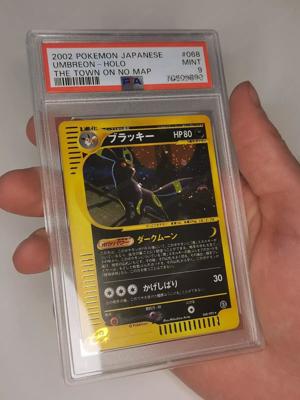 [PSA 9] POP 25 Japanese Umbreon Aquapolis (Town on No Map) Holo | Pokemon Moonbreon Bild 3