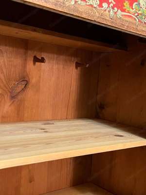 Barock Schrank Bauernschrank Bauernmöbel handbemalt Kasten Bild 2