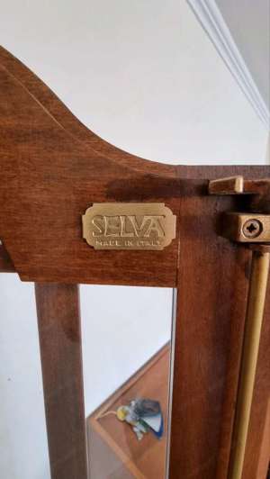 Biedermeier Vitrine Stilmöbel Selva Eckvitrine Eckschrank  Bild 3