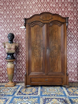 Louis Philippe Kleiderschrank Biedermeier um 1880 Frankreich Bild 10