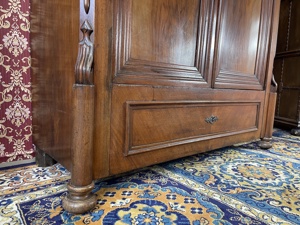 Louis Philippe Kleiderschrank Biedermeier um 1880 Frankreich Bild 4