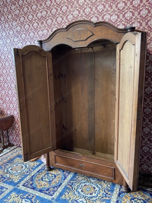 Louis Philippe Kleiderschrank Biedermeier um 1880 Frankreich Bild 7