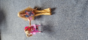 verk. Original Barbie mit Zubehör