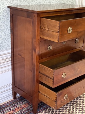 Biedermeier Kommode Kirschbaum Anrichte  Bild 5