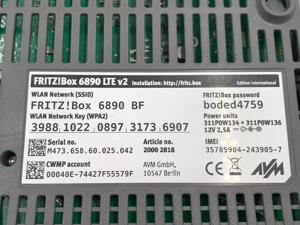 AVM FRITZ!Box 6890 LTE Router Wi-Fi 2.4 5GHz Bild 5