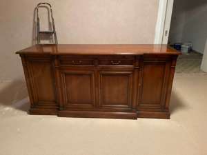 Barock Kommode Biedermeier Sideboard Nussbaum Anrichte SELVA Stilmöbel