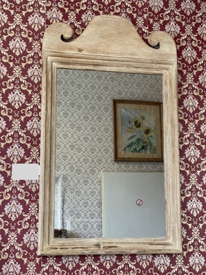 Barock Spiegel Pinie Wandspiegel Massivholz Biedermeier Landhaus Bild 3