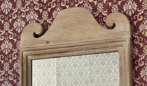 Barock Spiegel Pinie Wandspiegel Massivholz Biedermeier Landhaus