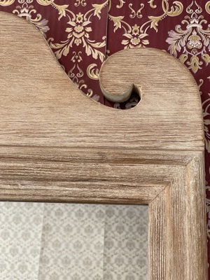 Barock Spiegel Pinie Wandspiegel Massivholz Biedermeier Landhaus Bild 7