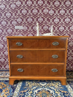 Biedermeier Kommode Heldense Sideboard England Anrichte Eibe