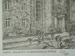 Waisenhaus Steele Grafik 43x33. B082 Bild 2