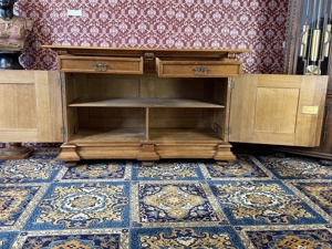 Gründerzeit Kommode Anrichte Sideboard Eiche massiv  Bild 3