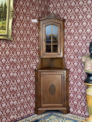 Jugendstil Vitrine Stilmöbel Biedermeier Landhaus 