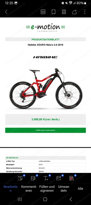 e bike Haibike Nduro